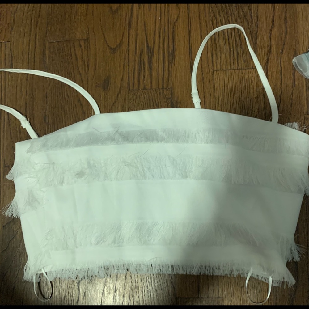 Isabelle’s Cabinet fringe crop top!